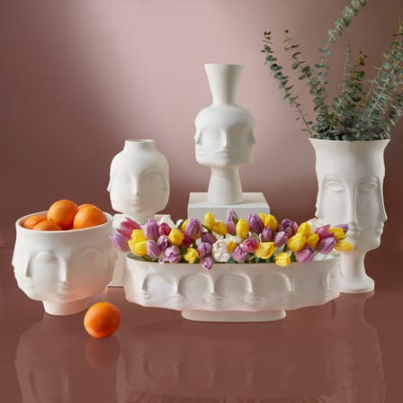 Coupe Dora Maar céramique blanc / 47 x 16 cm - Jonathan Adler