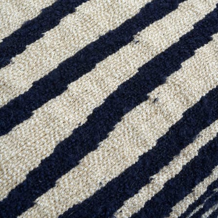 Coussin White Stripes tissu blanc / 60 x 40 cm - Ethnicraft