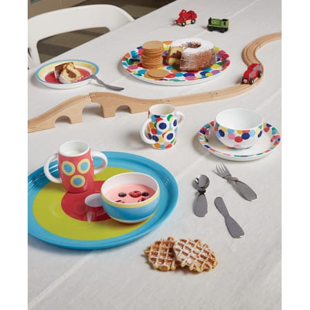 Couverts enfant Alessini métal / 3 pièces - Alessi