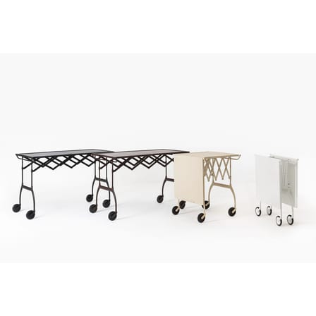 Desserte Battista /Antonio Citterio, 1991 - Pliable - 100 x 54 cm - Kartell
