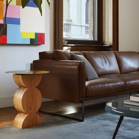 Constantin End table metal / Ø 48 x H 59 cm - Studio Simon, 1971 - CASSINA