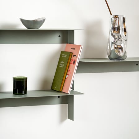 Étagère Pli Floating métal vert / 45 x 20 cm - TIPTOE
