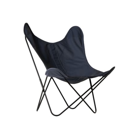 Fauteuil AA tissu bleu / Batyline Elios - Réédition 1938 - AIRBORNE