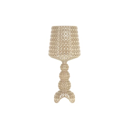Lampe à poser Mini Kabuki LED plastique beige / H 70 cm - Kartell