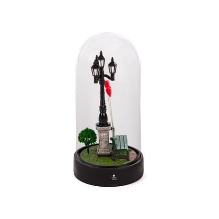 Lampe de table My Little Valentine LED verre transparent / Ø 11 x H 22 cm - Seletti