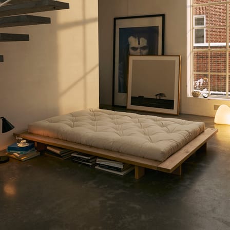 Lit double Japan bois / Pour matelas 180 x 200 cm - KARUP
