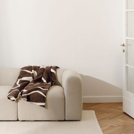 Plaid Felu marron / 150 x 200 cm - NOO.MA