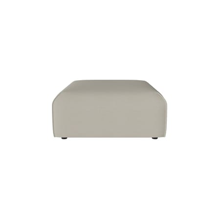 Pouf d'extérieur Arke tissu beige / Canapé de jardin modulable - 90 x 90 cm - Bolia
