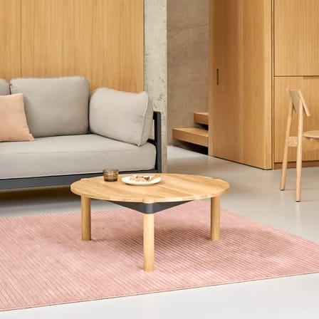 Table basse Disc / Ø 80 cm - Chêne massif - TIPTOE