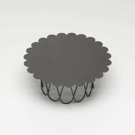 Table basse Flower Small métal gris / By Alexander Girard, 1977 - Ø 60 cm - Vitra