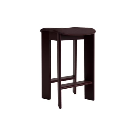 Tabouret haut Chisel 30 Low / H 65 cm - Rembourrage tissu - Hay
