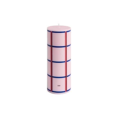 Bougie bloc Column / Ø 7 x H 20 cm - Hay
