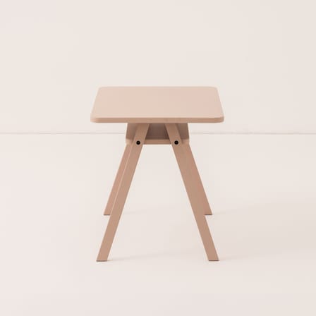 Bureau enfant Growing Green bois rose / 70 x 45 x H 50 cm - NOBODINOZ