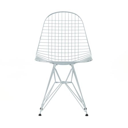 Chaise Wire Chair DKR Colours métal bleu / By Charles & Ray Eames, 1951 - Vitra