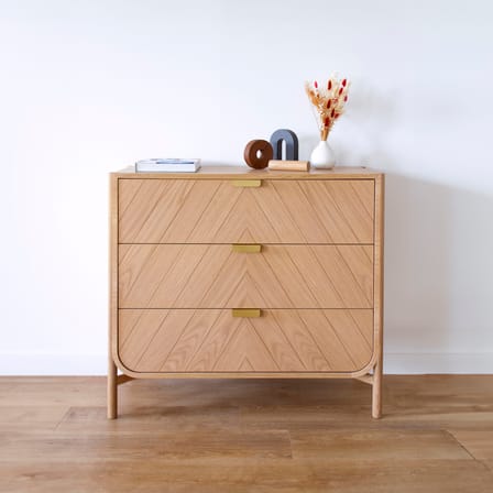 Commode Marius bois naturel / L 100 x  H 90 cm - Hartô