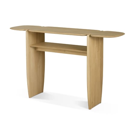 Console PI bois naturel / 130 x 40 x H 75 cm - Chêne massif - Ethnicraft