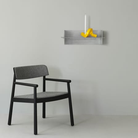 Etagère murale Alu métal / L 60 cm - Normann Copenhagen
