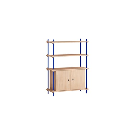 Étagère Shelving System – s.115.1.B bois naturel / L 85 x H 115 x Prof. 35 cm - MOEBE