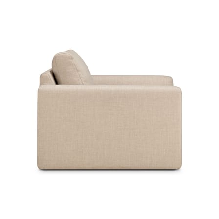 Fauteuil rembourré Ease tissu beige - Ethnicraft
