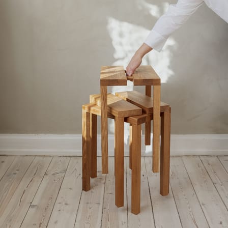 Hocker Peg holz natur - MOEBE