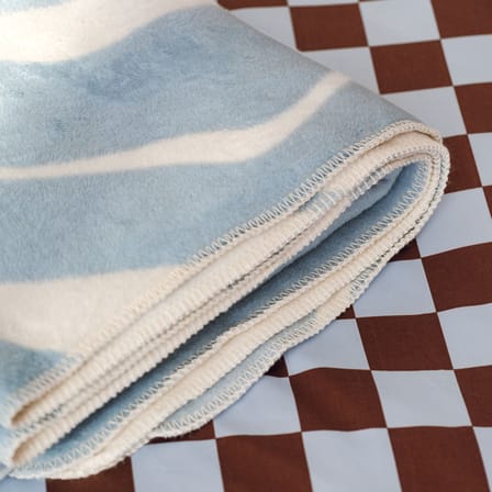 Plaid Felu bleu / 150 x 200 cm - NOO.MA