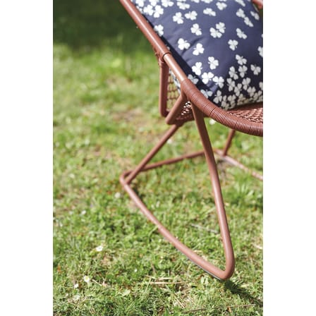 Rocking chair Sixties / Assise souple plastique tressé - Fermob