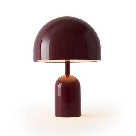 Schnurlosleuchte Bell Portable LED plastikmaterial violett / H 28 cm - Tom Dixon