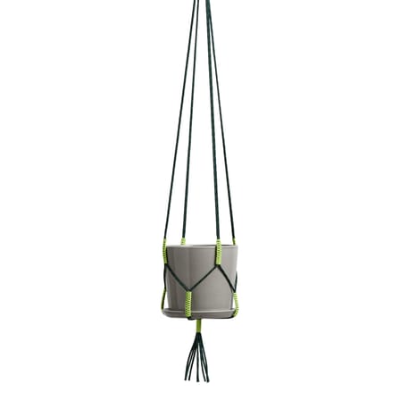 Support pour pot de fleurs Phanta tissu vert / Polyester recyclé - Hay