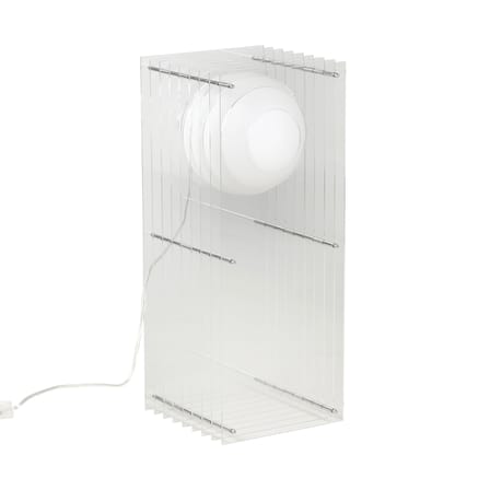 Lop Big Rectangle Table lamp plastic material transparent / Archiproducts Design Award Winner - BANG