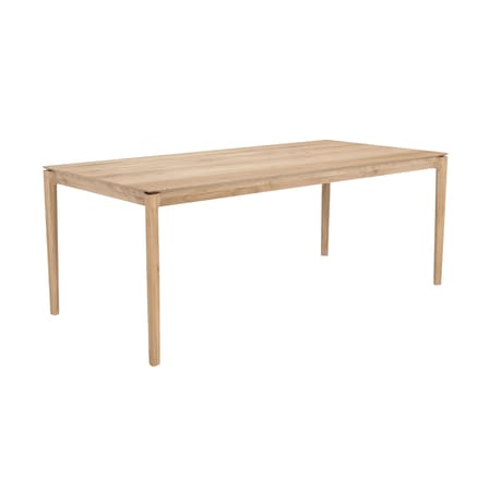 Table rectangulaire Bok bois naturel / 200 x 95 cm - 8 personnes - Ethnicraft