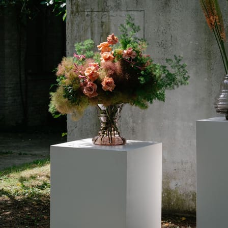 Vase Cameo IN&OUT 01 verre rose - Serax