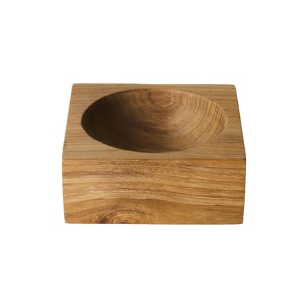Centre de table Cube / 12 x 12 cm - Teck - HK LIVING