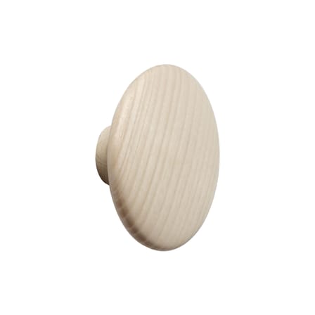 Wandhaken The Dots Wood holz natur / Ø 17 cm - Muuto