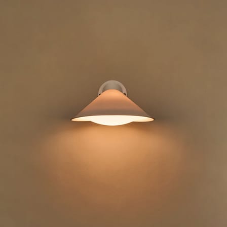 Applique Plume céramique blanc / Orientable - Sans écran-diffuseur - DCW éditions