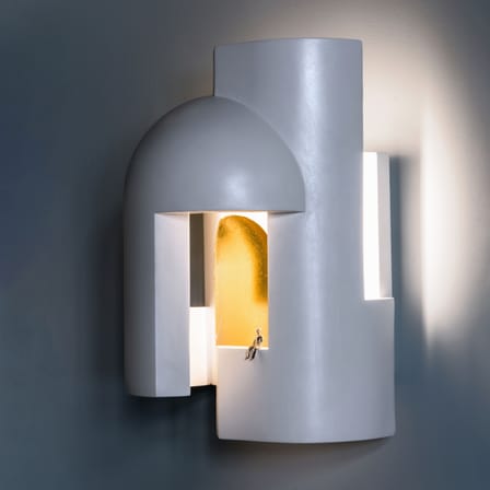 Applique Soul Story 1 / LED - Plâtre & feuille d'or - DCW éditions