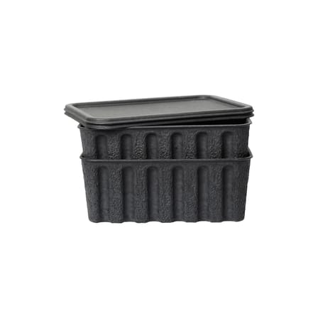 Set de 2 boîtes Paper Pulp Large/ Empilables - 30 x 40 x H 15 cm - Ferm Living