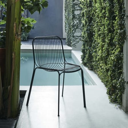 HiRay Chair metal black black metal - Kartell