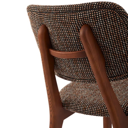 Chaise rembourrée Happy Days tissu marron - Pols Potten