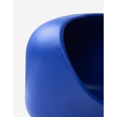 Corbeille Ô céramique bleu - Moustache