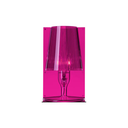 Lampe de table Take plastique rose / Polycarbonate 2.0 - Ferruccio Laviani, 2003 - Kartell