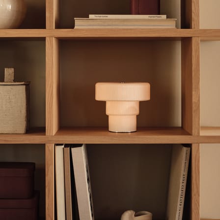 Lampe sans fil rechargeable Ripple Large LED / Ø 19 x H 16,5 cm - Ferm Living