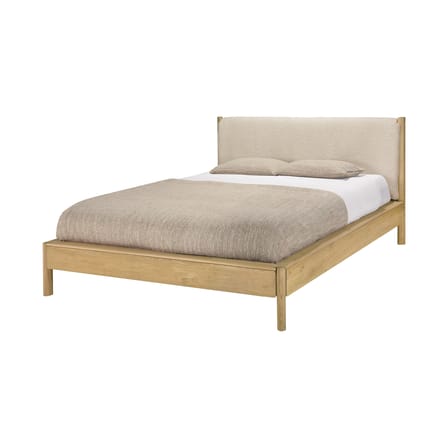 Lit double PI / Tête de lit tapissée - Pour matelas 160 x 200 cm - Ethnicraft