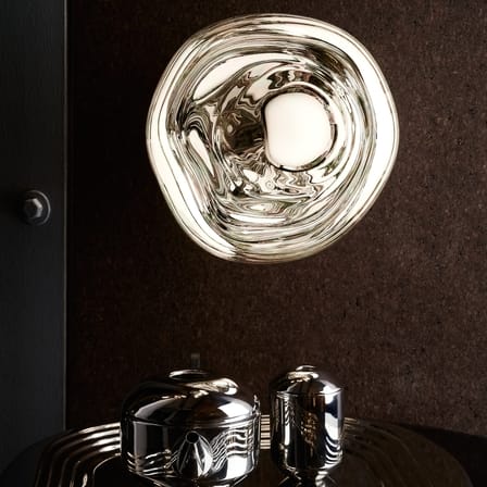 Wandleuchte Melt Surface Mini LED plastikmaterial grau / Deckenleuchte - Ø 30 cm / Farbwechsel - Tom Dixon