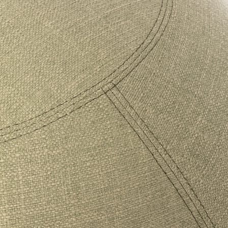 Pouf Original Regular tissu vert / Ergonomique - Ø 55 cm / Tissu chiné - BLOON PARIS