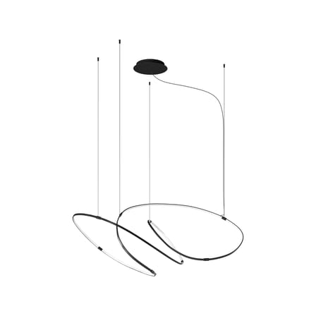 Suspension Zigouzi LED métal noir / L 150 cm - Dix Heures Dix