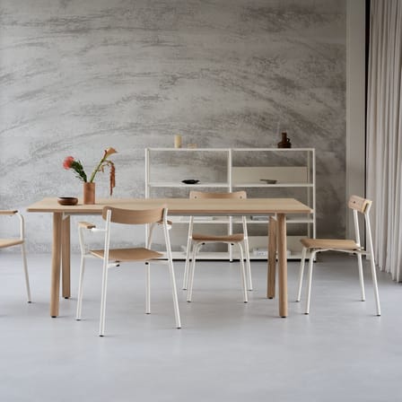 Table rectangulaire New Modern / 190 x 95 cm - Chêne éco-certifié / 8 à 10 personnes - TIPTOE
