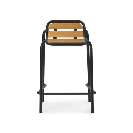 Tabouret de bar Vig Wood bois naturel / H 65 cm - Normann Copenhagen