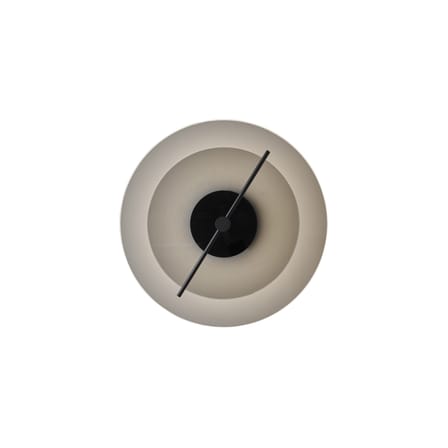 Wandleuchte Delumina LED glas grau schwarz / Glas - Ø 25 cm / Intensität & Farbe einstellbar - DCW éditions