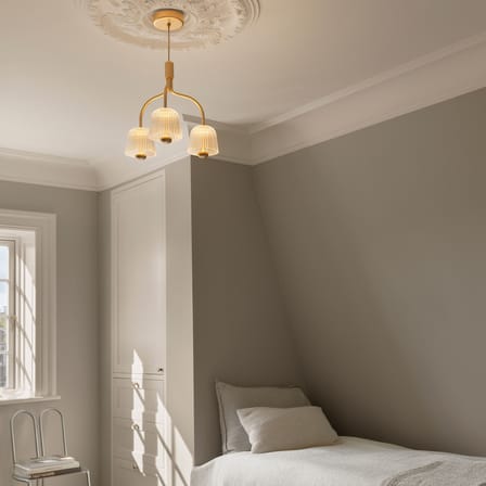 Suspension Asteea 3 LED / Lustre triple - Ø 40 cm - NUURA