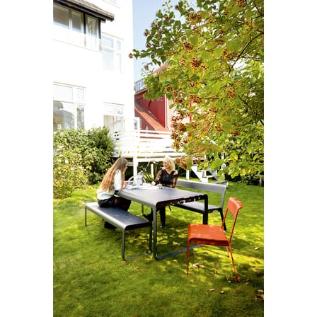 Banc Bellevie métal bleu / L 161 cm - 4 places - Fermob